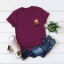 hot selling short-sleeved blouse Merry Christmas pocket sloth t-shirt NSSN2567