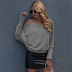 autumn and winter hot sale commuter one-neck sweater pullover  NSAL2597