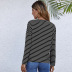 hot-selling striped top women s autumn loose long-sleeved T-shirt NSAL2600