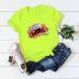  car printing pure cotton short-sleeved t-shirt women NSSN2688