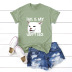 packs camiseta de manga corta de algodón estampada mujer NSSN2699