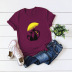 Camiseta de manga corta de algodón puro para mujer NSSN2700