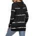 striped sweater women s autumn new style tie-dye hooded long-sleeved pullover ladies blouse  NSSI2720