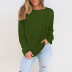 women s autumn new style loose casual long-sleeved round neck pullover ladies sweater  NSSI2723