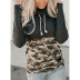 women autumn new long-sleeved camouflage hit color street style pile collar sweatershirt  NSSI2730