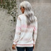 tie-dye sweater women s autumn new style gradient round neck long-sleeved pullover ladies top  NSSI2768