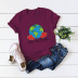 Camiseta de algodón de manga corta para mujer NSSN2793