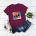   Car Printing Pure Cotton Short-sleeved T-shirt Women NSSN2685