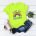 Popular Rainbow Printed Cotton Short-sleeved T-shirt Women NSSN2690