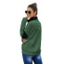 hot sale autumn and winter new long-sleeved sweater contrast color stitching top  NSAL2884