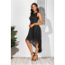  fashion sexy evening dress lace dress mid-length dovetail skirt NSAL2923