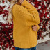 knitted cardigan women s autumn and winter new style twist solid color casual loose sweater jacket  NSSI2935