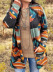cárdigan de manga larga para mujer otoño e invierno nuevo estilo patrón geométrico estilo étnico chaqueta de punto para mujer NSSI2952