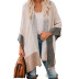   loose color matching women s knitted cardigan  NSSI3003
