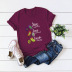  sunflower daisy butterfly pure cotton short-sleeved t-shirt NSSN3037
