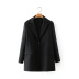 wholesale chaqueta de traje de mujer estilo vestido dividido con espalda negra de otoño NSAM3062