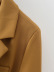 wholesale autumn camel double-breasted belt women s suit blazer  NSAM3068