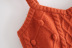 wholesale nuevo suéter de chaleco de tablero corto con cuello en V de moda NSAM3070