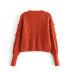 wholesale spring new fashion V-neck short board cardigan sweater  NSAM3078