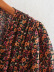 mini vestido estampado otoño con cuello en V NSAM3090
