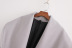 wholesale chaqueta de abrigo de lana larga con solapa de gran tamaño de otoño NSAM3101