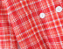 Wholesale autumn blogger retro red plaid double-breasted casual suit jacket  NSAM3106