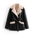 wholesale autumn fur all-in-one women s padded coat  NSAM3113