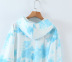 Wholesale autumn tie-dye letter printing loose lazy style hooded women s sweater  NSAM3118