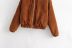 wholesale French retro loose and thin wild long-sleeved corduroy hooded sweater  NSAM3138