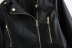 wholesale sexy low waist short locomotive leather slim texture zipper jacket  NSAM3167