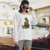 new autumn and winter women s round neck long sleeve street casual NSSN3196