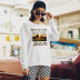 new autumn and winter women s round neck long sleeve street casual NSSN3197