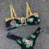 new bikini sexy split swimsuit print swimsuit  NSHL3311