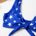 new bikini flag print star knotted sexy bikini NSHL3318