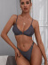 new sexy bikini solid color ladies halter split swimsuit  NSHL3322