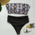 leopard print bikini ladies split high waist bikini swimsuit NSHL3323