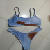 new swimwear hot style fashionable gradient split bikini high fork ladies swimwear NSHL3343