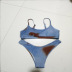 new swimwear hot style fashionable gradient split bikini high fork ladies swimwear NSHL3343