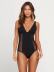 new swimwear solid color mesh stitching sexy tight-fitting one-piece swimsuit  NSHL3345