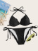 Nuevo traje de baño bikini para mujer, traje de baño estilo chaleco deportivo, calzoncillos de cintura alta divididos NSHL3352