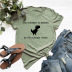   round neck animal dinosaur short-sleeved t-shirt NSSN3382