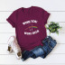 Camiseta de manga corta de verano con cuello redondo para mujer NSSN3383
