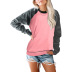 women autumn new camouflage long-sleeved stitching street style round neck pullover  NSSI3495