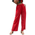 autumn and winter new tie casual trousers fashion loose tie pants NSAL3519