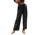 autumn and winter new tie casual trousers fashion loose tie pants NSAL3519
