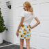  Printed A-line Skirt NSAL3523