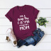  comfortable letters short-sleeved T-shirt  NSSN3671