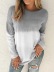 autumn and winter women s printed tie-dye gradient long-sleeved round neck sweatershirt  NSYD3674