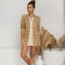 autumn and winter new fashion decorative button long-sleeved cardigan suit  NSYD3784