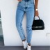  autumn and winter casual slim trousers women s jeans NSYD3806